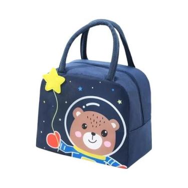 Imagem de Lancheira Térmica Infantil Impermeável De Tecido Oxford Com Desenho An
