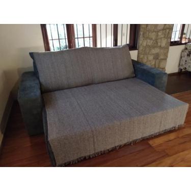 Imagem de Manta para Sofá Retrátil Marrom claro 2,40 x 1,80 Algodão Luxo - Dona 