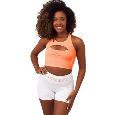 Imagem de Short Feminino Suplex Fitness Insanity Summer, Branco, G