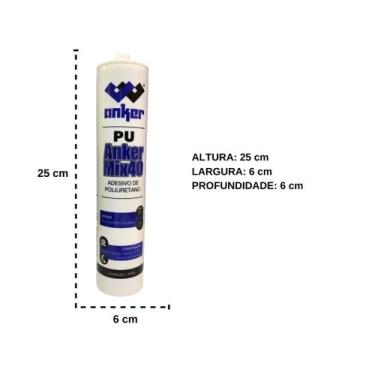 Imagem de Pu 40 para Vedar Câmara Fria - Anker do Brasil, Preto