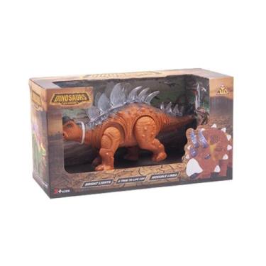 Imagem de Dinossauro Reino Dino Estegossauro - Pica Pau, Marrom