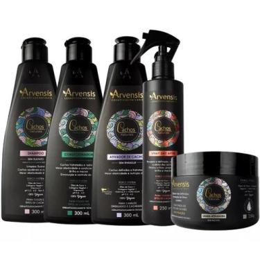 Imagem de Kit Arvensis Shampoo Condicionador Ativador Day After Geleia