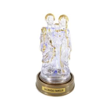 Imagem de Luminária Imagem Sagrada Família Menino Jesus Com Led ul - Amor Lindo