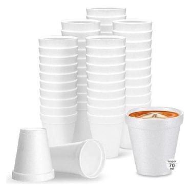 Imagem de Copo Termico De Isopor 70Ml C/500 Descartável Café Expresso - Ultra Co