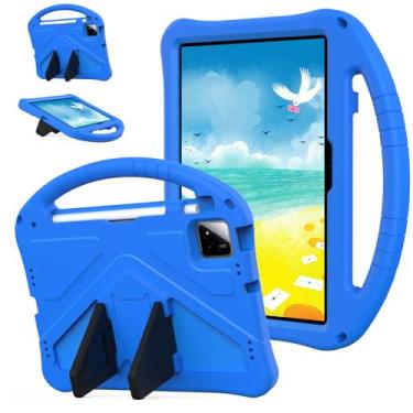 Imagem de YRH Capa para tablet Onn de 11 polegadas (2024) modelo 100146660, capa infantil de EVA para Walmart Surf Onn Tablet Pro 11 polegadas (azul)