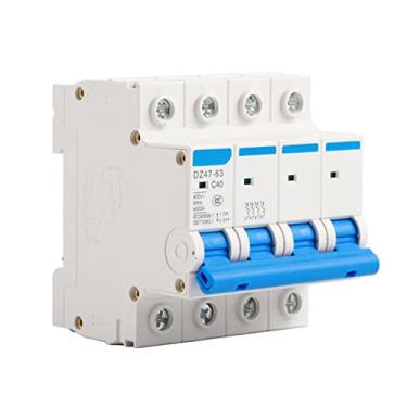 Imagem de Disjuntor DZ47-63 - 4P 40A 400V - Resistente - Pequenos Sistemas de Geração de Energia - Terminal Extinto