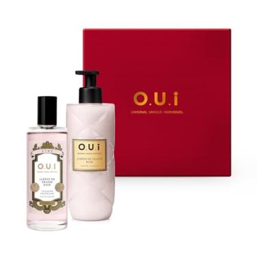 Imagem de O.U.i Combo Jardin De Grasse Rose: Eau De Parfum 100ml + Sabonete Líquido 400ml + Caixa