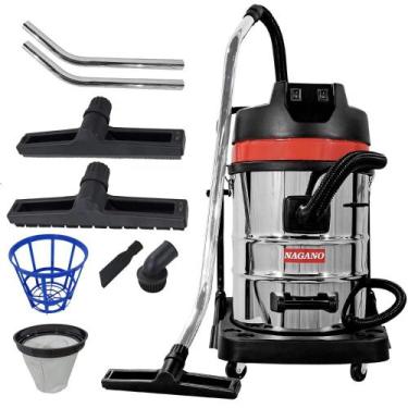Imagem de Aspirador de Pó e Líquidos 70 Litros Inox 2000w Tambor 220v - Nagano, 