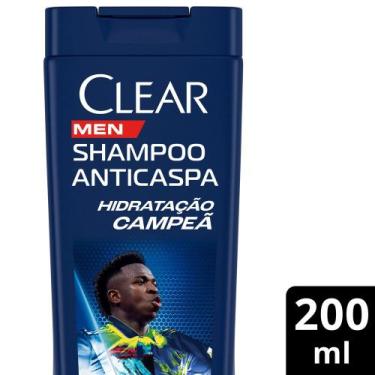 Imagem de Shampoo Anticaspa Clear Men Vini Jr Hidratação Campeã 200ml