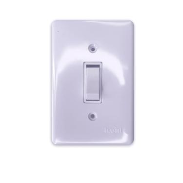 Imagem de interruptor 1 uma tecla simples embutir 4x2 250v 6a