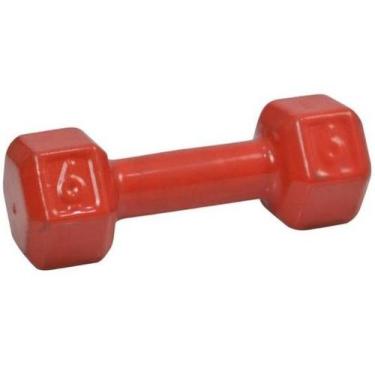 Imagem de Halter Sextavado Emborrachado 06KG PÇ - Equipa Academia