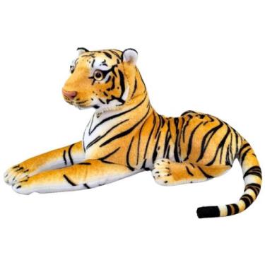 Imagem de Pelúcia Realista Onça Leão Tigre Filhote Bichos Safari Nicho - Fizzy, 