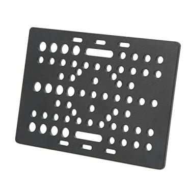 Imagem de Placa de pórtico Alumínio de alta resistência Placa de pórtico anodiza preto para máquina de moagem CNC Torno de engrenagem de engrenagem Máquina de balanço 20mm 80mm Guia (Quadro)