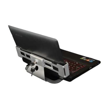 Imagem de Trava para laptop, trava de segurança para laptop de 13 a 17 polegadas, suporte de mesa antifurto com chaves para notebooks