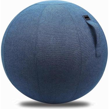 Imagem de Capa para bola de exercício 55 cm, 65 cm, 75 cm, capa para bola de ioga com alça, proteção para cadeira de assento, capa para bola suíça para uso multiuso, 4,75 cm