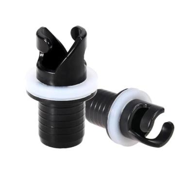 Imagem de MSAOWUED (Comprimento de 5 cm Inflável Kayak Boat Air Foot Pump HR Adaptador de válvula H-R Adaptador de válvula para bomba de pé inflável, adaptador de válvula de ar de caiaque, (pacote com 2)