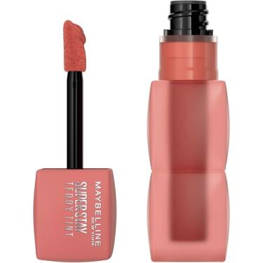 Imagem de Maybelline Super Stay Teddy Lip Tint, batom fosco de longa duração para uso até 12 horas, skinnydip, 1 unidade
