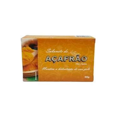 Imagem de Sabonete de Açafrão, Kit com 3 Unidades, 90g Cada, Para Uniformização da Pele e Controle da Oleosidade