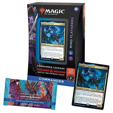 Imagem de Magic The Gathering Commander Legends: Battle for Baldur’s Gate Commander Deck – Mind Flayarrrs + Collector Booster Sample Pack