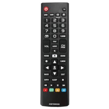 Imagem de Novo controle remoto de substituição AKB75095330 compatível com LG 28MT42DF 28LJ400B 43LJ5000 43LJ500M 32LJ500B 28LJ400B-PU 32LJ500UB 32LJ500-UBLED 28LJ430B 28LJ400B-PU 32LJ500B-UB 43LJ5000-UB 43LJ500M-UB TV LCD