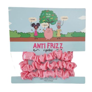 Imagem de Kit 3 Xuxinhas Anti Frizz E Quebra Rosa Chiclete