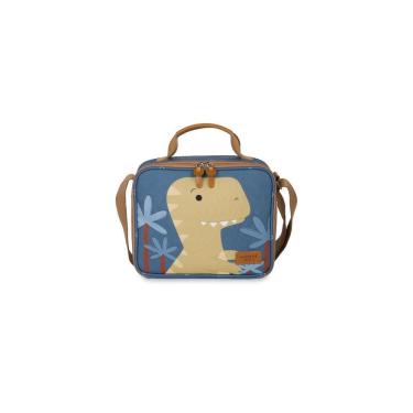 Imagem de Lancheira Kids Dinossauro Azul - Masterbag