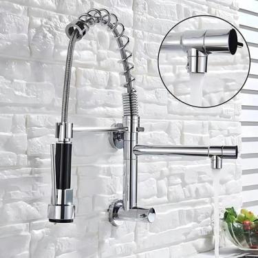 Imagem de Torneira Gourmet de Mesa Ducha Extensível Para Cozinha Inox - STARTOOL