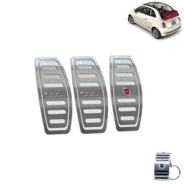 Imagem de Pedaleira Manual Fiat 500 Cabrio 2012 A 2015 Prata