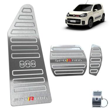 Imagem de Pedaleira Automático + Descanso Uno Sporting 2011 2018 Prata