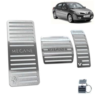 Imagem de Pedaleira Com Descanso Megane 2006 A 2011 Automático Prata