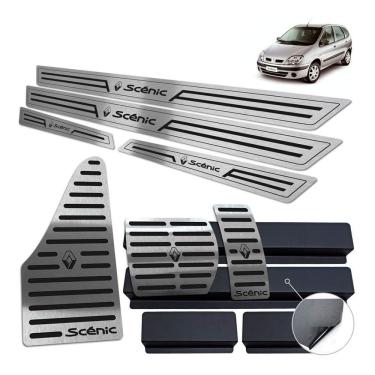 Imagem de Soleira Pedaleira Descanso Scenic 2001 A 2011 Auto Preto BR