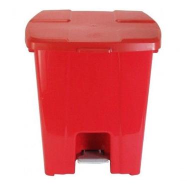 Imagem de Cesto Quadrado Lixeira De 30L Da Jsn Varias Cores Branco