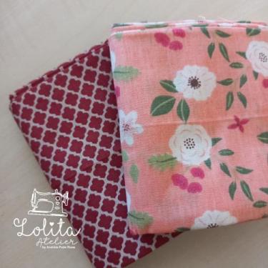 Imagem de Tecido Lolita flowers pink