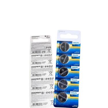 Imagem de Bateria Philips Lítio Cr 2032 3V Cartela 5 Un Placa Mãe
