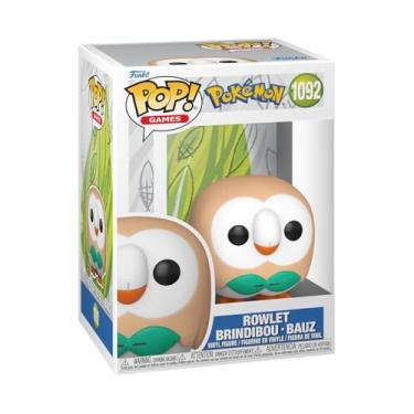 Imagem de Funko Pop! Games: Pokemon - Rowlet - Figura de vinil colecionável - ideia de presente - Mercadoria oficial - Brinquedos para crianças e adultos - Games Fans - boneco para colecionadores e exposição