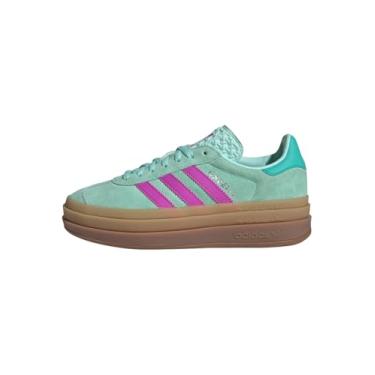 Imagem de adidas Gazelle Bold Big Kid Tênis, Menta clara/rosa claro/menta, 17