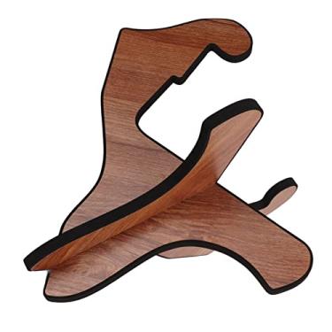 Imagem de Mingzhe Stand de Guitarra de Madeira X Quadro Portátil Strument de Instrumento para Performances Viajantes e Ao Ar Livre (Amarelo)