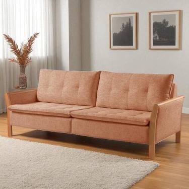 Imagem de Sofá Fixo Matteo 3 Lugares Luxo 2,20m Castellar Móbile