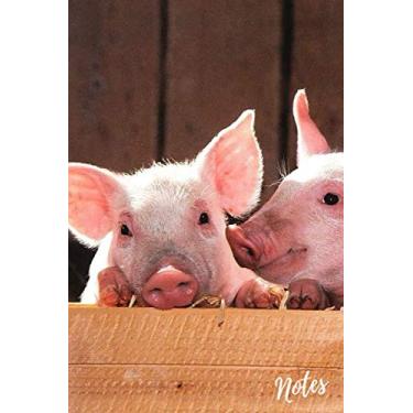 Imagem de Pig Notebook: Unique Pig Notebook. Adorable Piglets Diary. Beautiful Blank Lined Notepad. Perfect Gift For Cute Animals