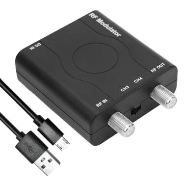 Imagem de HDM61 HDMI para adaptador de coaxial, conversor 1080p RF para HDMI com formato NTSC Saída CH3/CH4 Plug e Play RF Modulator para Antena de TV Signal