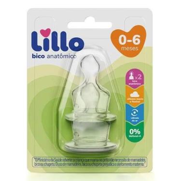 Imagem de Bico Para Mamadeira Anatômico 0-6m 2und Lillo