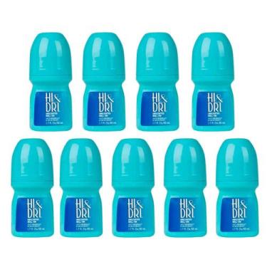 Imagem de Hi & Dri Roll-on Unscented Kit 9 Un - Desodorante Azul 50ml