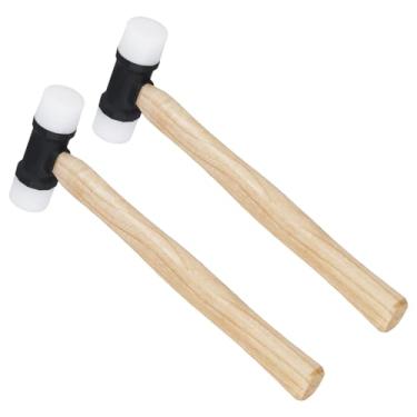 Imagem de SEHOI 2 peças de martelos macios de 355 ml, martelo de cabeça dupla com aderência antiderrapante para mecânicos, marcenaria, automóveis, casa DIY