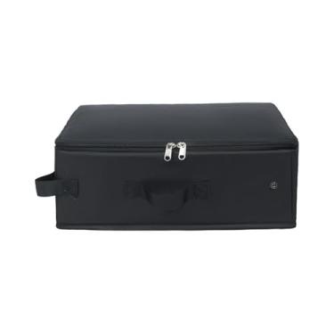 Imagem de Baoblaze Caixa de areia para gatos semi-fechada, caixa de areia para animais de estimação para viagem, suprimentos para animais de estimação, recipiente, Preto