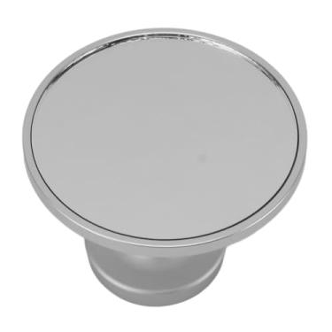 Imagem de Cryfokt Máquina de café Tiro Espelho Design Elegante Espelho Rotativo Relógio Magia Acontecer para Aficionados do café Liga de Alumínio (Prata)