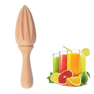 Imagem de Espremedor de frutas cítricas de madeira – Espremedor manual manual de limão/laranja | Ferramenta de espremedor de frutas portátil para casa, café e bar, utensílios de cozinha, acessórios de barman