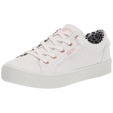 Imagem de Skechers Sapatilha feminina Mary Jane Breathe-Easy-A-Look, Branco, 10