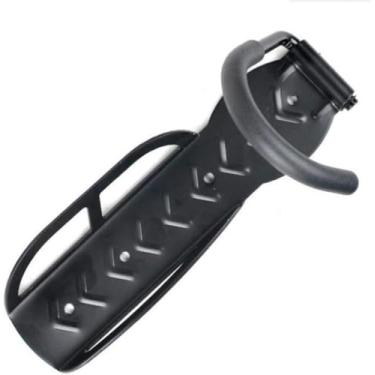 Imagem de Suporte para Bicicleta Antiderrapante Vertical para Bike Apoio Feito em Aço Carbono Resistente e Durável Gancho De Parede Com Parafusos e Bucha