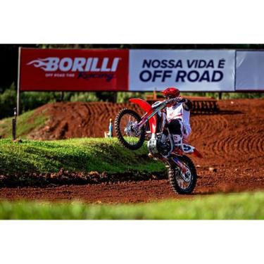 Imagem de Kit Pneu Crf 230 80/100-21 51m Mx77 Medium Soft Borilli + Câmara