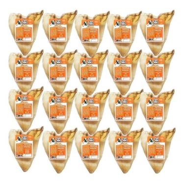 Imagem de Mordedores Petiscos Orelhas Bovinas Desidratadas Para Caês Dip dog kit